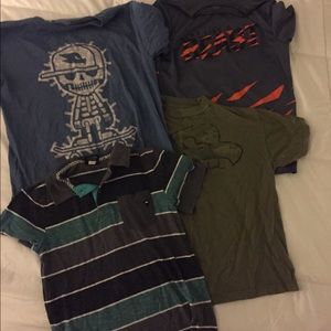 Boys tony hawk and tek gear tees - EUC